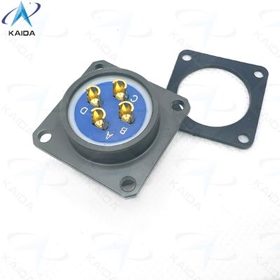 Y50EX-Reihe Kreislauf-elektrischer Steckverbinder mit Olive Drab anodisierter Steckverbinder.