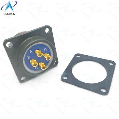 Y50EX-Reihe Kreislauf-elektrischer Steckverbinder mit Olive Drab anodisierter Steckverbinder.