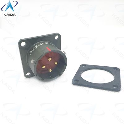 Y50EX-Reihe Kreislauf-elektrischer Steckverbinder mit Olive Drab anodisierter Steckverbinder.