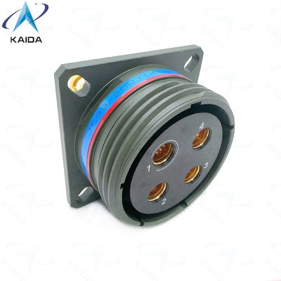 Ausdauer 500 Zyklen Olivengrün Cadmium ReRe für langlebige Leistung.D38999 Serie kundenspezifische Epoxy-Potting-Empfänger.D38999/20WJ14SN-H