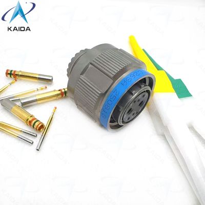 MIL-DTL-38999 Series Ⅲ Threaded Coupling Type -55°C To 125°C for High Temperature Environments.Durmalon Plated.Long Salt Spary Resistance.D38999/26TC35SA