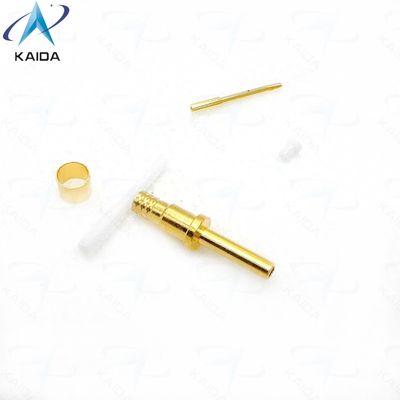Insulated Crimp Type D38999 Series Copper Alloy Connectors for Heavy-Duty Applications.16# Coax  Male Contacts.Amphenol&Souriau