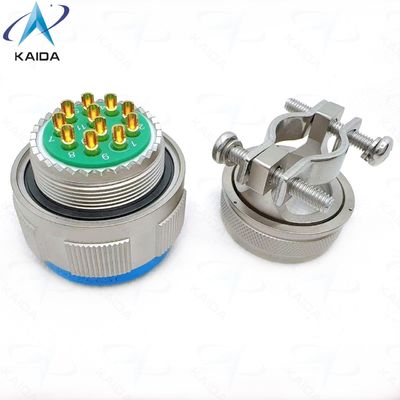 MIL-DTL-38999 Serie Ⅲ 11 Kontakte Lötanschluss für extreme Bedingungen und anspruchsvolle Umgebungen. D38999/26FF11PN-H +M85049/38-19N.8D5&TV06 Serie. Chemisch Nickel.