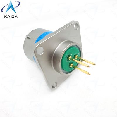 Quadratischer Flansch-Steckverbinder MIL-DTL-38999 Serie Ⅰ mit Kontakten aus Kupferlegierung für industrielle Anwendungen. MS27505E13F03SCA。Quadratischer Flansch-Steckverbinder mit Leiterplattenkontakten
