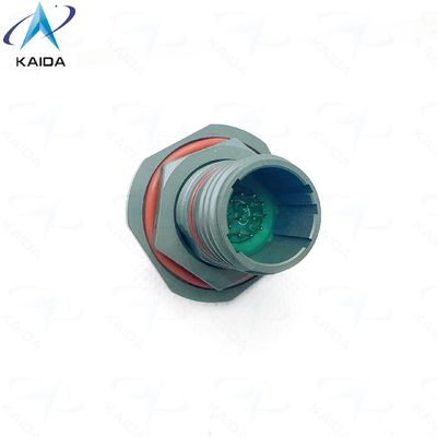 5 A Strombelastbarkeit MIL-DTL-38999 Serie Ⅲ Kontermutter-Steckverbinder für Industrie- und Luftfahrtanwendungen. Olivgrünes Kadmium. TV07WCI11-35PA