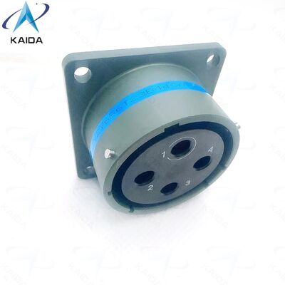 Olivgrüne Cadmium-Schalenoberfläche MIL DTL 38999 Serie Ⅰ Rundsteckverbinder Kupferlegierung Kontaktmaterial Robust Langlebig.Hochstrom.MS27656T23B44SA