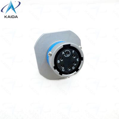 MIL DTL 26482 Serie Ⅰ 6-poliger Rundsteckverbinder. PT04A-10-6S-072. Grau Zink-Nickel-Beschichtung. Kabelanschlussdose