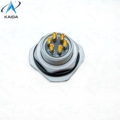 MIL DTL 26482 Serie Ⅰ 6-poliger Rundsteckverbinder. PT04A-10-6S-072. Grau Zink-Nickel-Beschichtung. Kabelanschlussdose