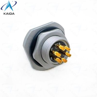 MIL DTL 26482 Serie Ⅰ 6-poliger Rundsteckverbinder. PT04A-10-6S-072. Grau Zink-Nickel-Beschichtung. Kabelanschlussdose