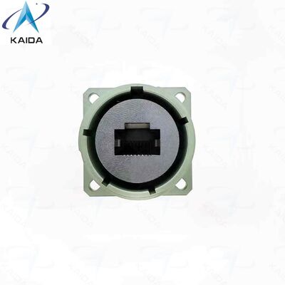 RoHS-konformer RJFTV62APEM1G RJ45-Kontaktsteckverbinder. IP68-Steckgehäuse, Metallverschraubung. Aluminiumgehäuse – Olivgrün Cadmium-Beschichtung