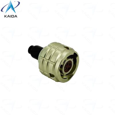 4 Anzahl der Kontakte OHS-BC-1-4/10-P12-1-B, OHS-BC-1(2) Serie Ersatz für russische ONTs-BS-1(2). Aluminiumlegierungsoberfläche eloxiert. Stecker mit gerader Kunststoff-Zugentlastung. Kontakt: Ø 1 mm