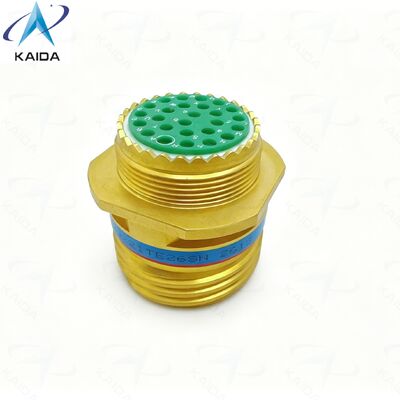 Bronze passivierte MIL DTL 38999 Serie III Steckverbinder. TV01.D38999/21TE26SN. Einsatzanordnung von 17-26. 26 Buchsenstifte.