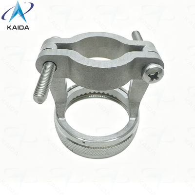 Straight Cable Clamp Back Shell Stainless Steel Passivated Finish Suitable for Harsh Industrial Conditions and Cable Retention