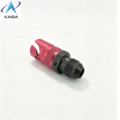 Harteloxierte Aluminium-Fluidverbinder Teilenummer KK05-T-R-A03 Druck-Zug-Dreh Bajonettverschluss Alternative für TSA-5T03RALJM Jonhon Flüssigkeitskühlungsverbinder.