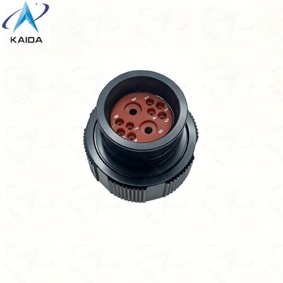 -65°C bis +175°C Rundsteckverbinder Serie 2M Micro38999 Steckverbinder Serie.2M801-007-16C10-202PA. Schwarze Anodisierung.