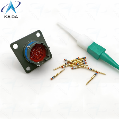 MIL-DTL-38999 Series Ⅱ Wall Mounting Receptacle Designed for Back Panel Mounting.MS27497T10B35P.Complies with JTPQ00R specification.