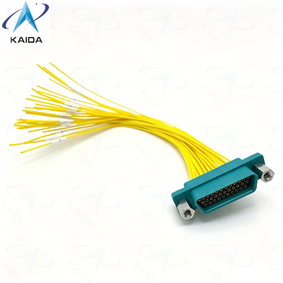 CDbF Serie Mikro-Rechteckiger Elektrischer Steckverbinder 33 Pins. 3 A Strombelastbarkeit Kunststoffgehäuse. CDBF-33Z-15CM. Buchsensteckverbinder (mit Buchsenkontakten).